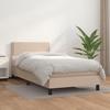 3141034 vidaXL Divan Bed with Mattress Cappuccino 80x200 Cm