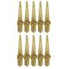 10pcs Gold Finger Sleeves Elegant Designs for Nail Art Enthusiasts and Professional Stylists for Stage Performances