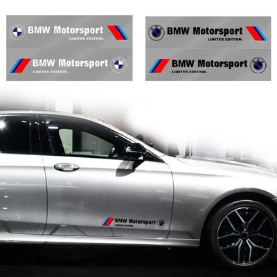 2 st Bildekal för sidodörr Emblemmärke Dekoration Emblemmärke För 3-serien 5-serien 7-serien e46 e90 e60 Z4 X3 X4 X5 Biltillbehör