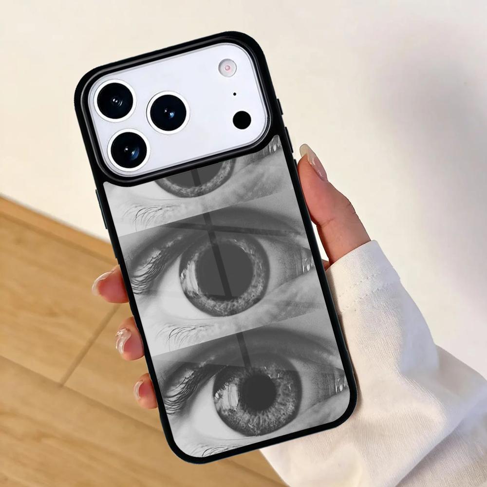 CRAZY EYEBALL PATTERN Mobile Phone Case for IPhone 17 AIR 16pro Max 15 14 13 12 11 Bumper Cover