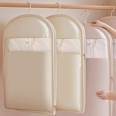 Staubdichte Kleiderhüllen, wasserdichte Staubschutzhülle für Kleidung, Mantel, Anzug, Kleid, Schutz, hängende Kleidersäcke, Schrank-Organizer