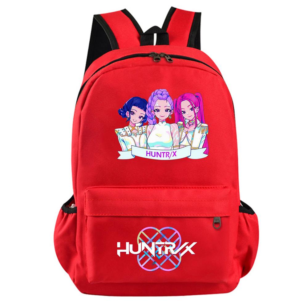 Anime Cartoon Kpop Demon Hunters Printed Backpack for Teenager Student Girl Boy Bookbag Schoolbag Women Large Capacity Travel Bag Kid Gift Rucksak