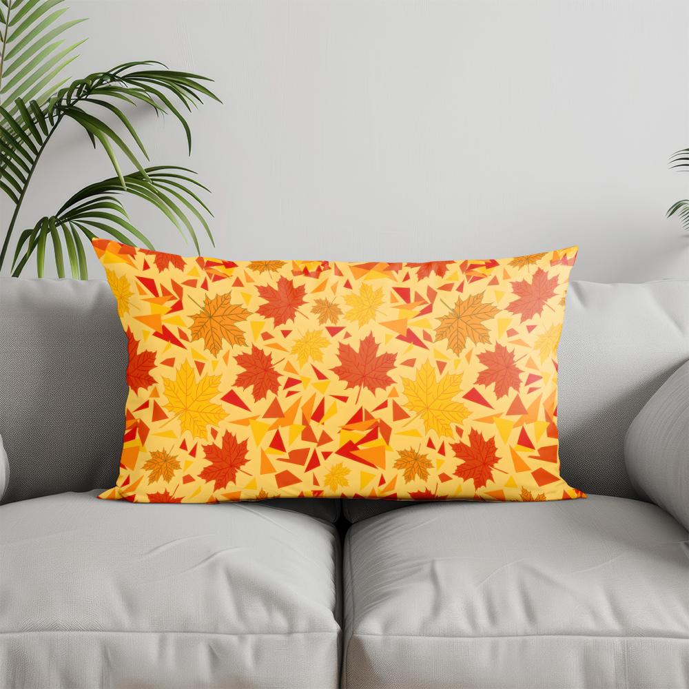 Home Decor Halloween-themed Fun Pillowcase Suitable For Sofa Bedroom Car Pillow Cover Cushion Rectangular Back Cushion