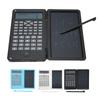 Calculator with Notepad Portable 10 Digits LCD Display Scientific Calculator for School Office Meeti