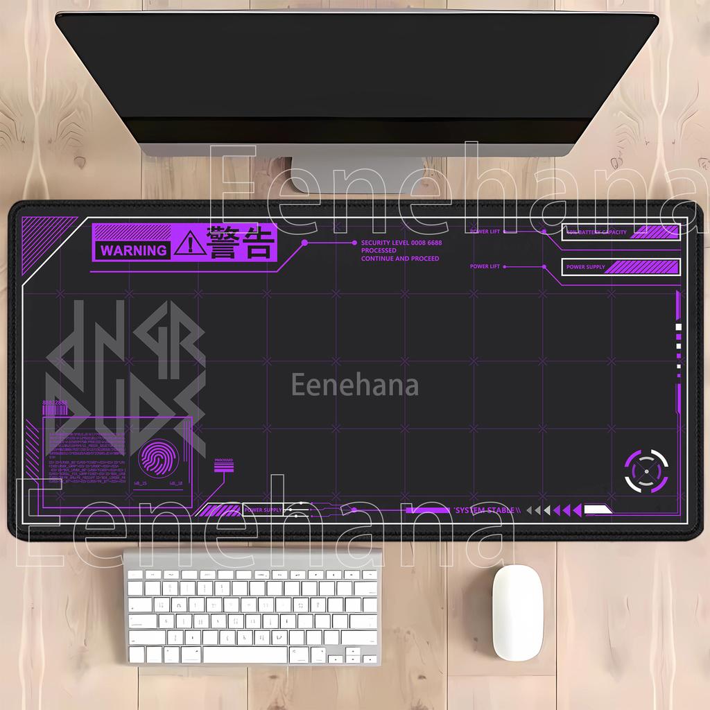 Mousepad Machine Art Pc Gaming NonSlip Base Esports Keyboard Offices Accessories Playmat Overlock Esports Hd Printing Desk Mat