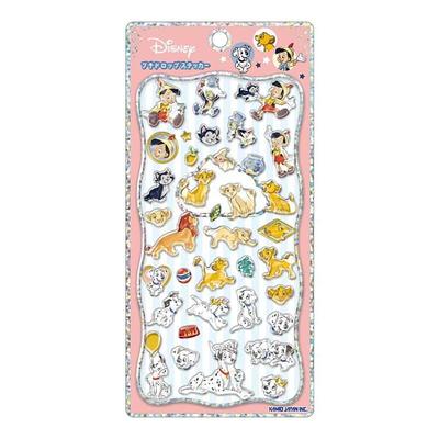 Kamio Japan Disney Classic 2 Petit Drop Stickers 070287 Pinocchio, The Lion King, 101 Dalmatians