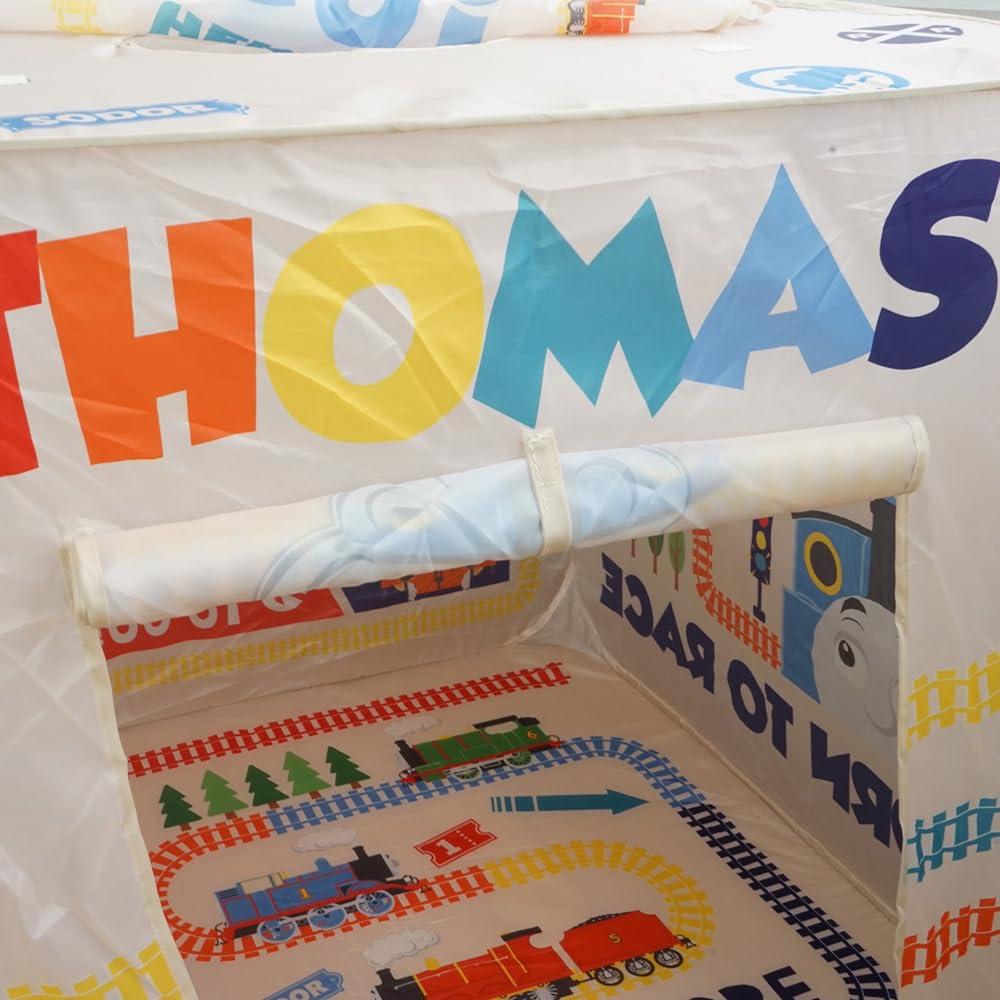 Hassy Top-in Thomas the Tank Engine, Thomas, Rebecca, James, Nia, Percy Cube Tent, Kids' Tent, Compact Storage