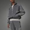 adidas originals Blue Version Series Casual Half Zipper Stand Collar Jacket Gray Men's HD2233