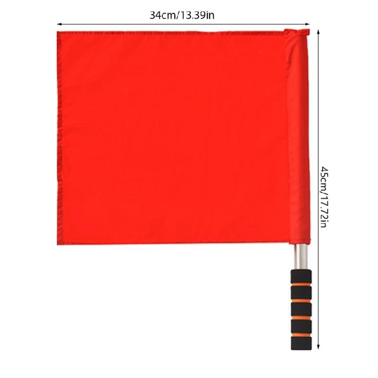 Sports Referee Flags Signal Flags Training Sports Flags with Sponges Handle