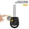 VW 11mm Car Remote Key Logo Metal Emblem Stickers For Volkswagen VW GTI Polo Golf Passat Tiguan Touareg Taigo Caddy Jetta Beetle