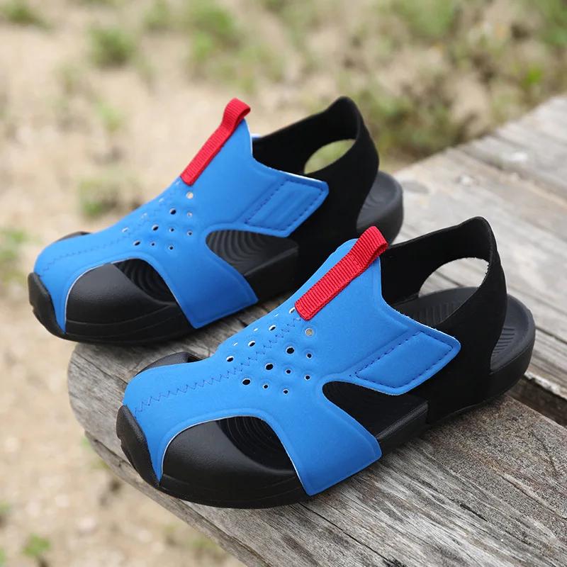 Children Clothing Yulin-001 Boys Light Children Summer Beach Sandals Breathable Sports Sandals Girls Fashion Candy Color Cool Sandals Baby Soft Summer Shoes Cm