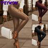 Moda feminina casual cor sólida estampa calças e capris