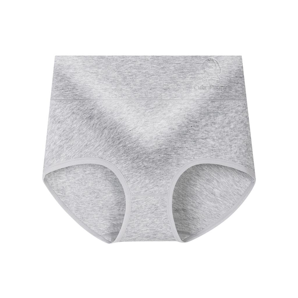 Big Size Ladies Spring and Autumn Pure Cotton 10A Anti  Bacteria High Waist Belly Triangle Briefs