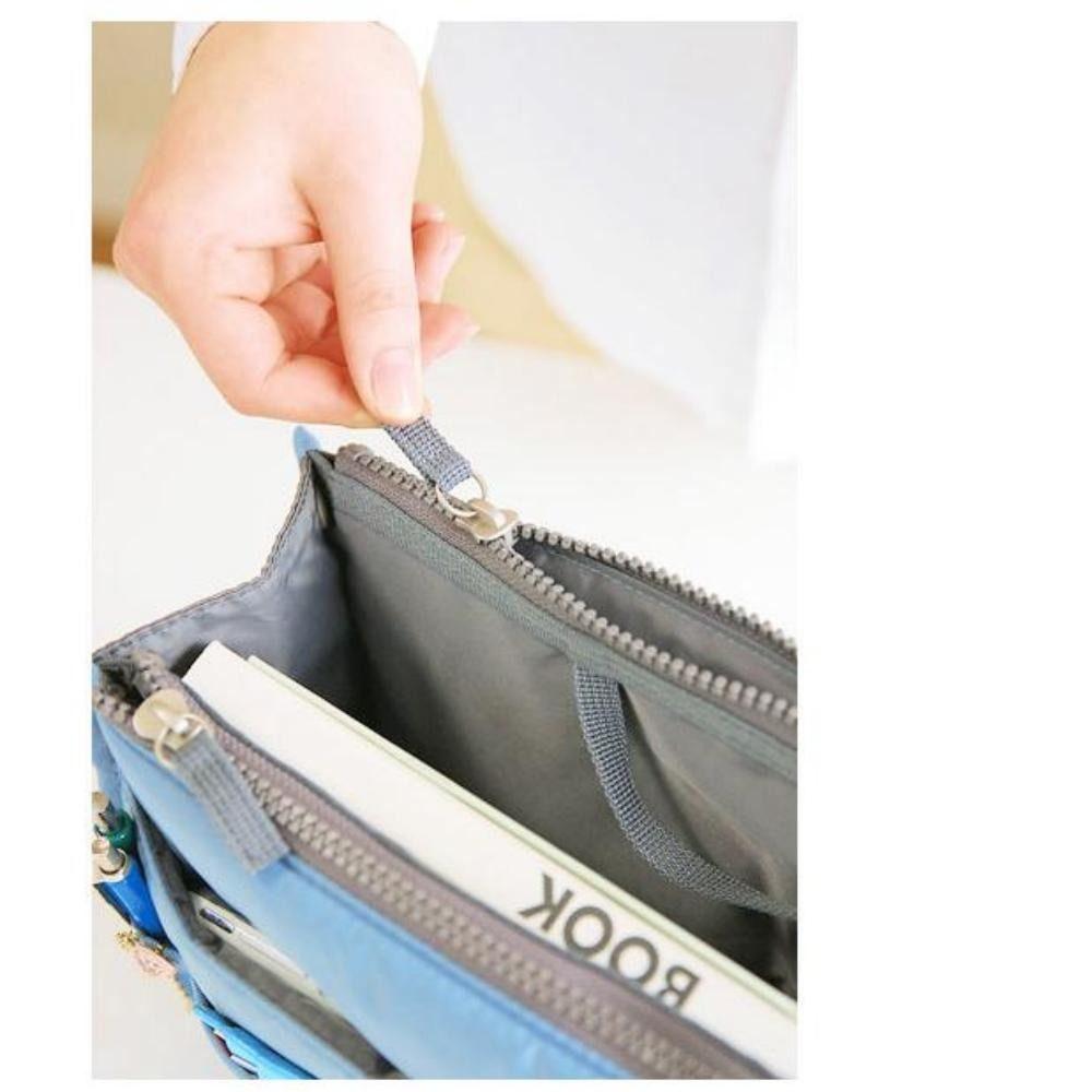 Newly Insert Liner Women's Bag Storage Bag Zip lock Bag Makeup Pouch Travel Cosmetic Handbag
