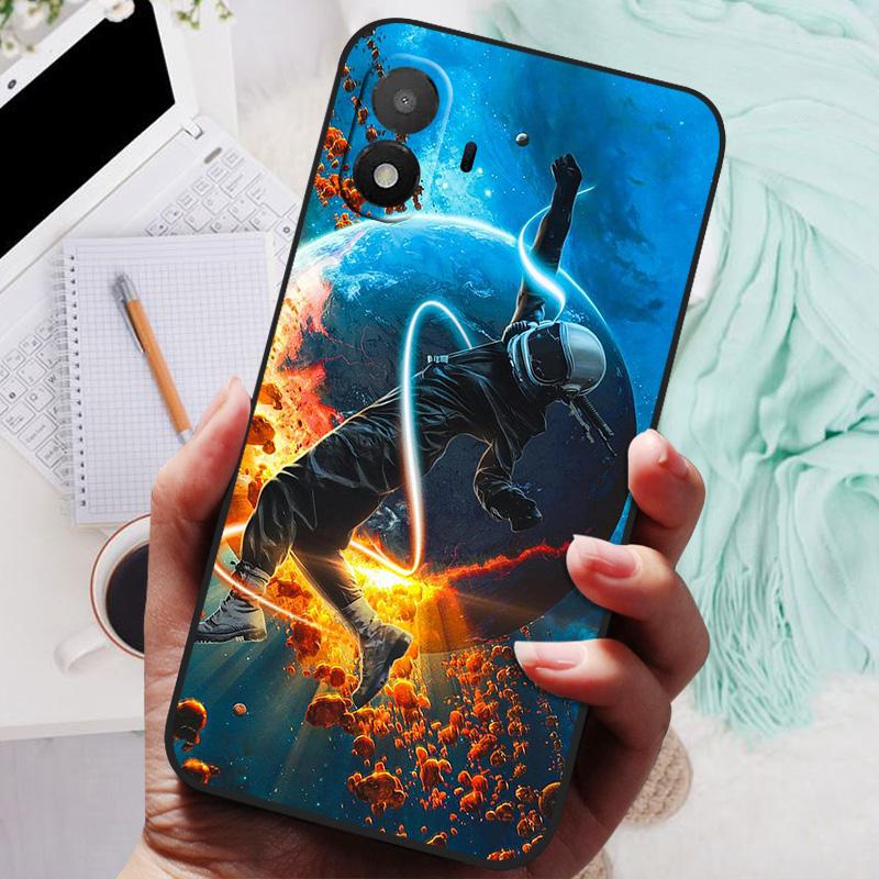 Per Custodia TCL K70 SE NUOVA TPU Silicone Antiurto Copri Telefono Gatto Per TCL K70 SE 4G K70SE Funda Semplicità Stampa ad Olio Morbida Coque