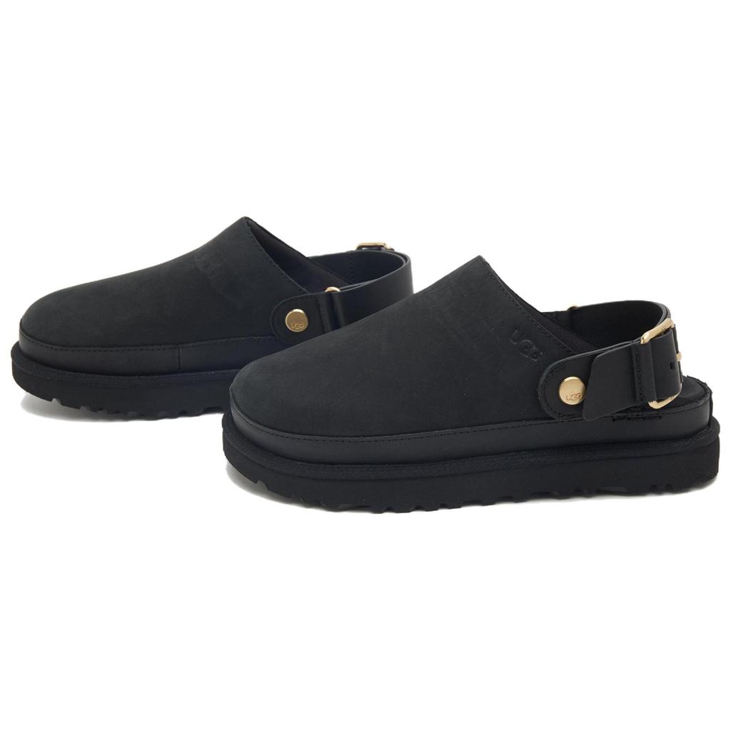 (WMNS) UGG Goldenstar Villa Clog 'Black' Women's 1169590-BLK
