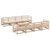 VidaXL Salon de jardin 9 pcs bois de pin massif 3299353