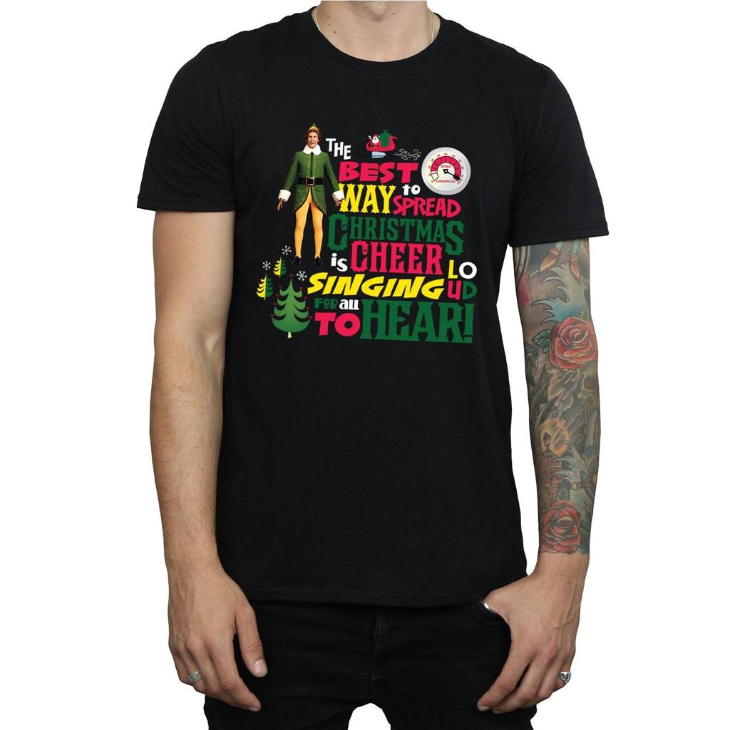 Elf Mens Christmas Cheer T-Shirt