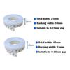 1/5Meter Silicone Seal Strip, Door Strip Bottom for Doors Silicone Sealing Sticker Adhesive for Doors and Windows Gaps of Anti-Collision Silicone