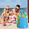 Beach Toys Pouch Girls Sundries Organizer Kids Shell Bags Storage Bag Beach Bag Mesh Swimming Bag