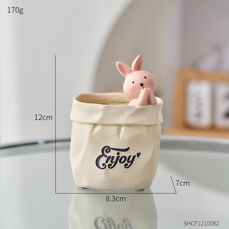 Schöne Stifthalter aus Kunstharz, Ornamente, Persönlichkeitssimulation, Tiere, Form, Stiftaufbewahrung, Dekor, Büro, Tischdekoration, Geschenk