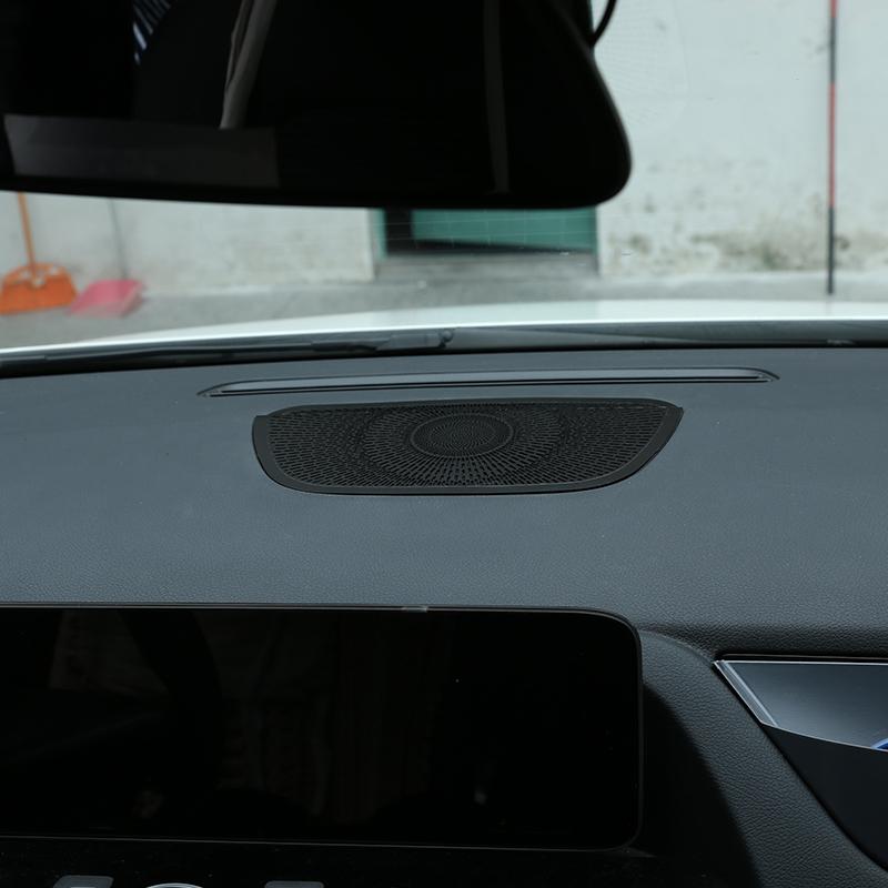 Dashboard Speaker Grille Aluminium Alloy Car Dash Audio Speaker Cover Trim Sticker For Mercedes Benz B Class W247
