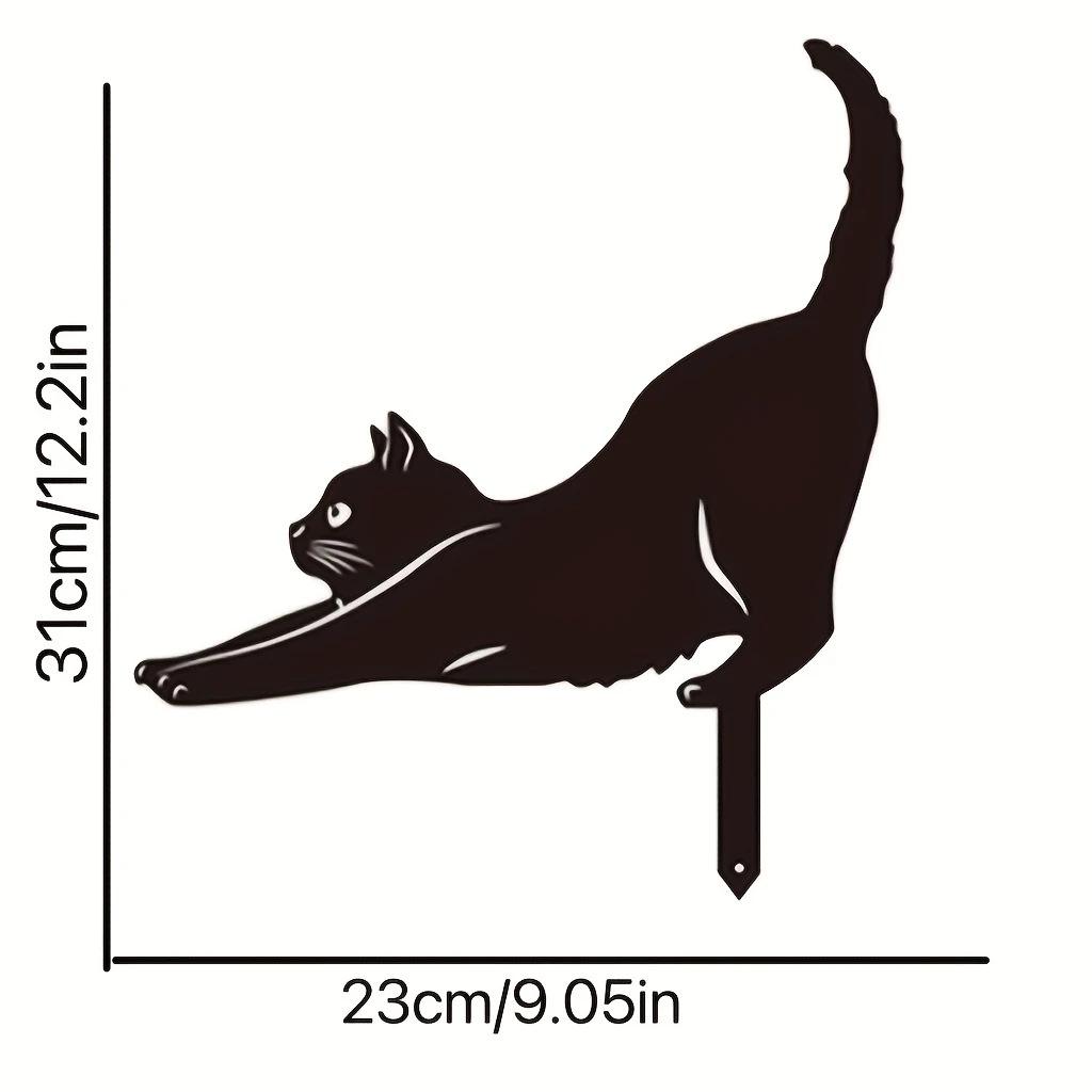 Cross Metal Ground Insert Sign for Garden Decoration