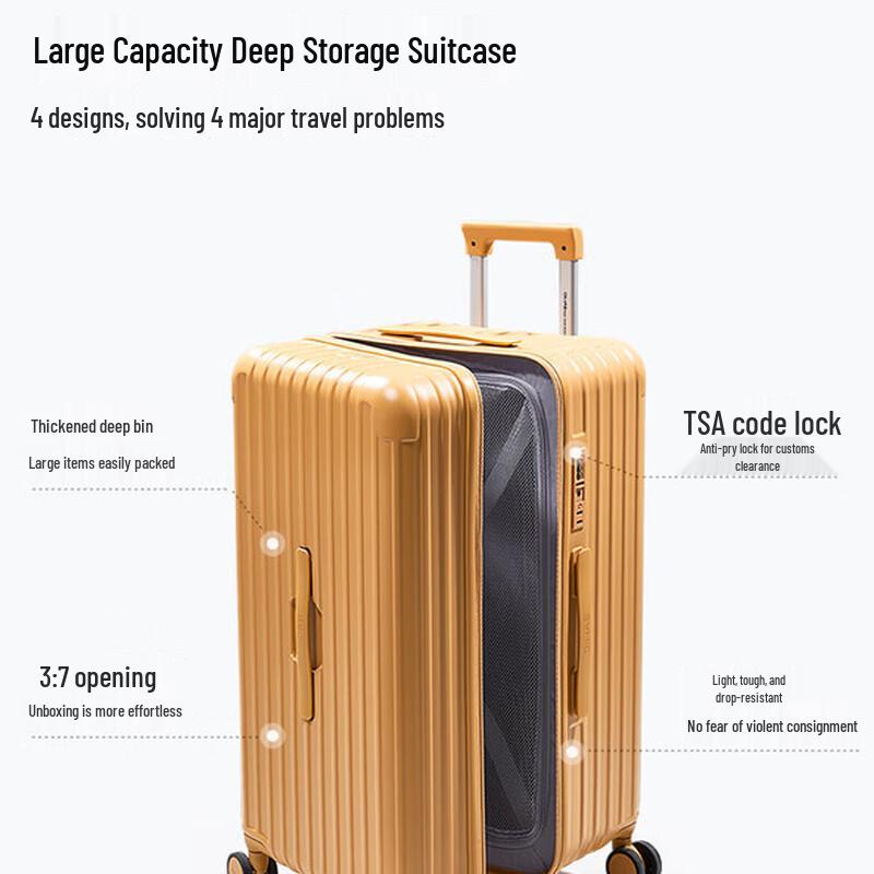 OIWAS High-Capacity Travel Spinner Luggage