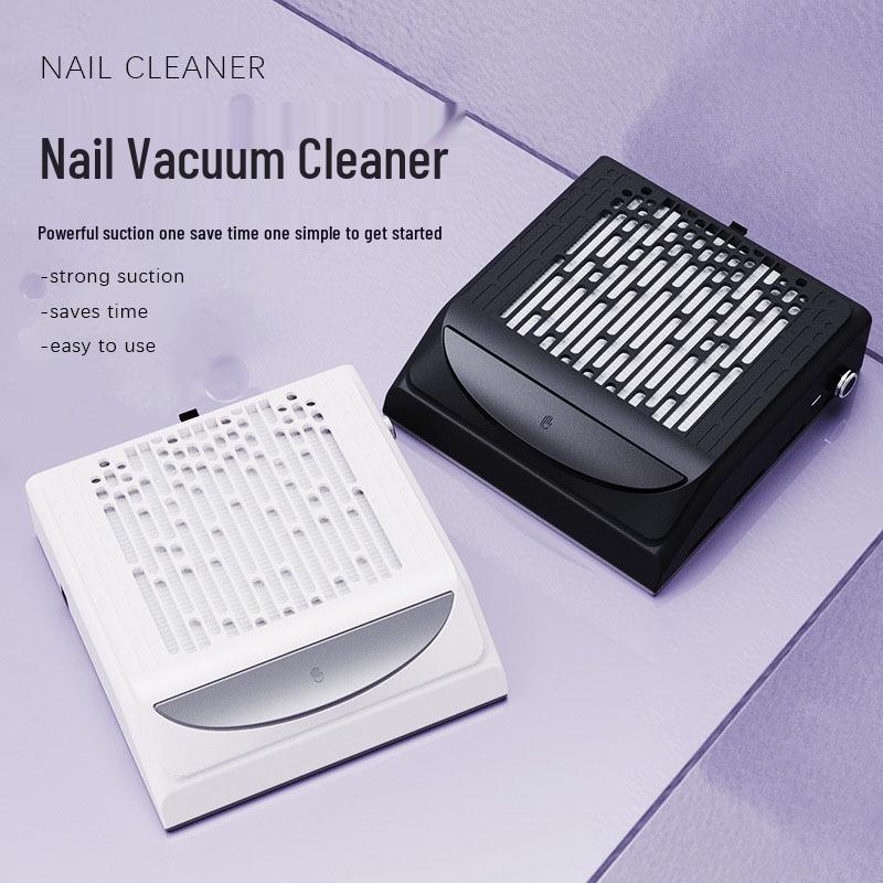 100W High-Power Nail Dust Collector with Adjustable Speed & USB Output, Japanese Filter Net Vacuum Cleaner