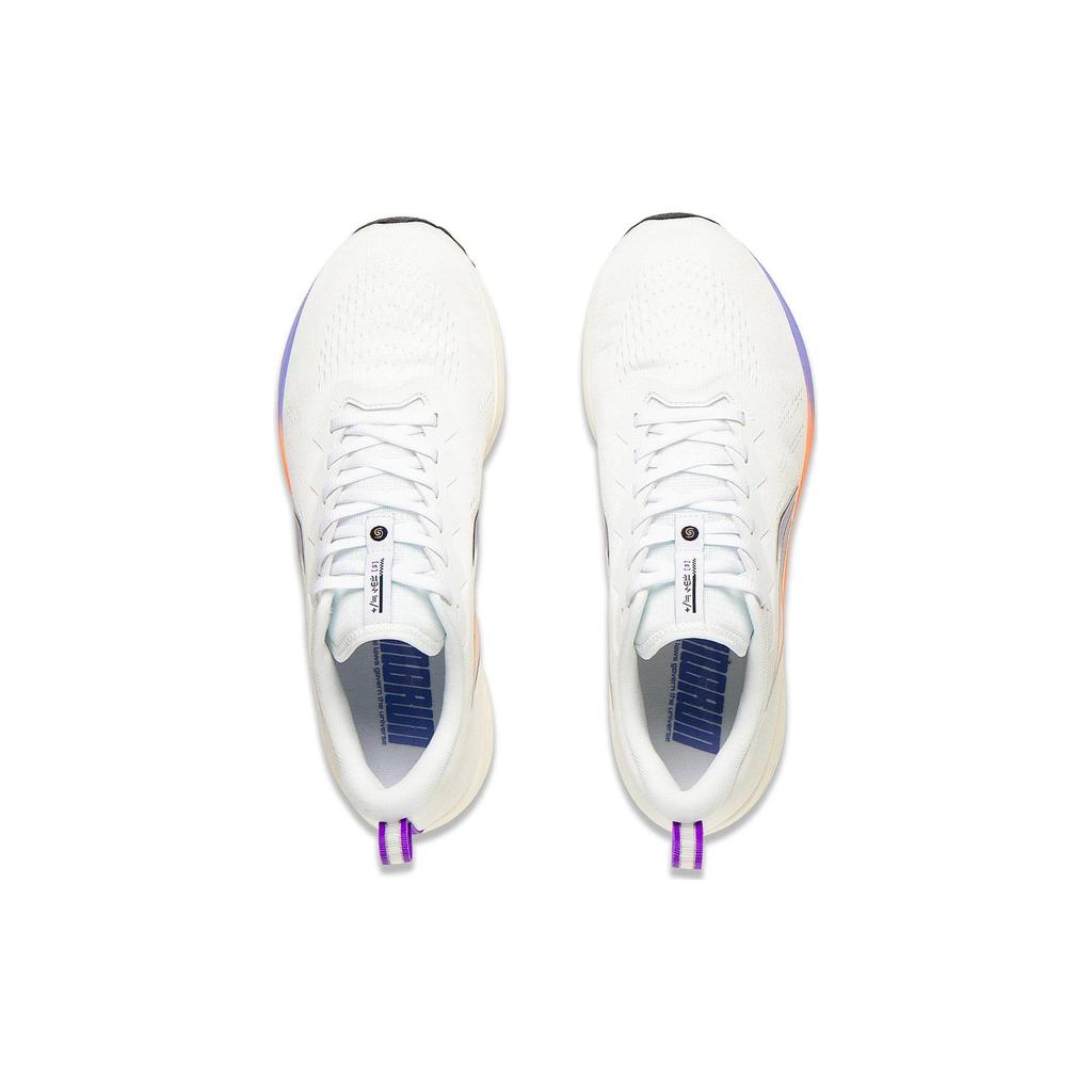 Li Ning Red Hare 6 Slip Resistant Abrasion Resistant Low top Running Shoes Men's White ARMT015-20