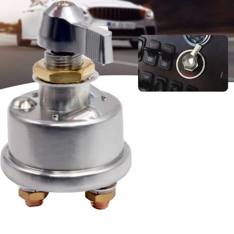 Car Battery Switch Isolator Disconnect Cut Off Kill Main Switch, 12V 24V DC Auto Truck Vehicle Master Power Switch ON OFF