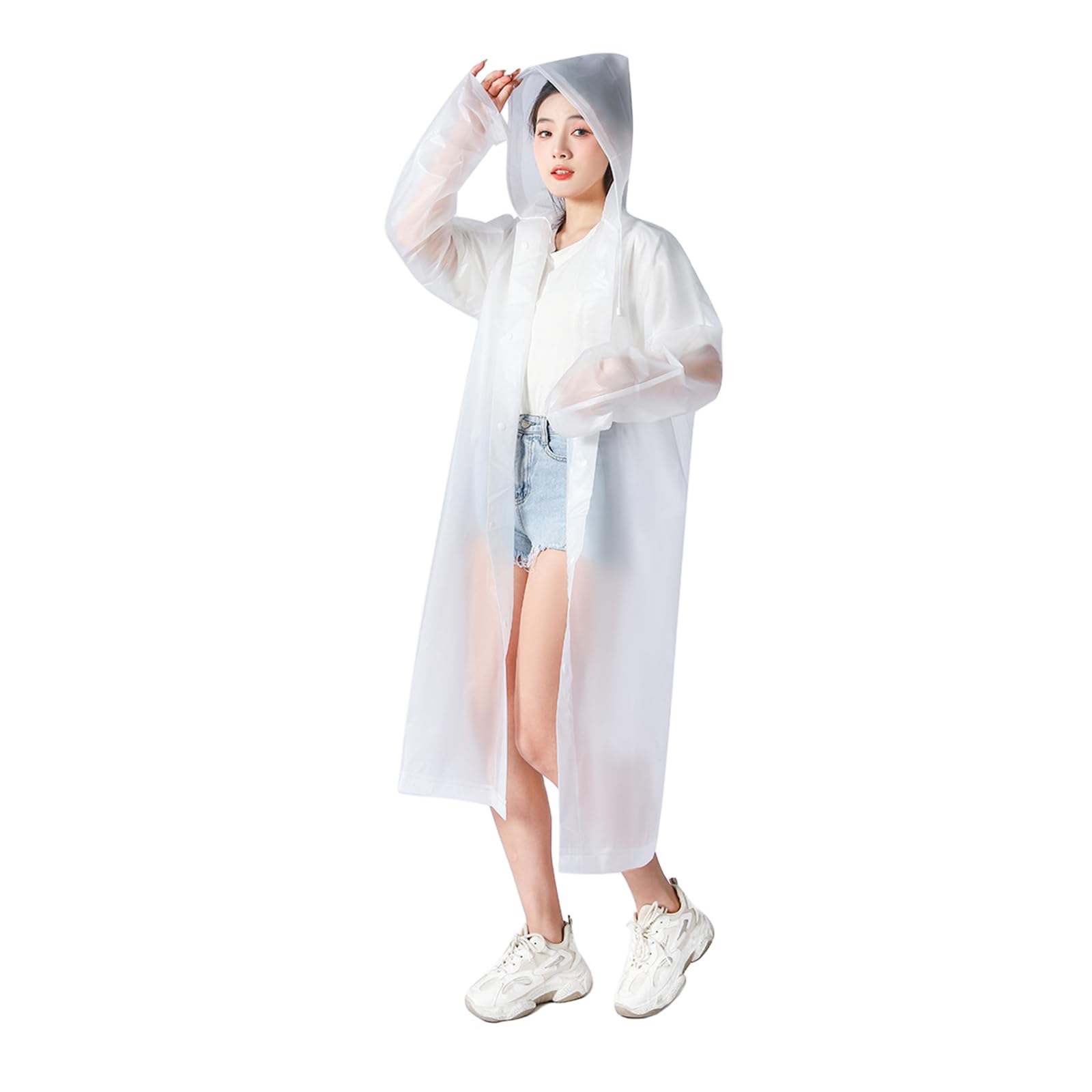 

TRkin Disposable Raincoat, Waterproof, Windproof, Windproof, Cuffs, Rain Protection, Eco EVA Material, For Bicycles, disposable raincoat waterproof windproof