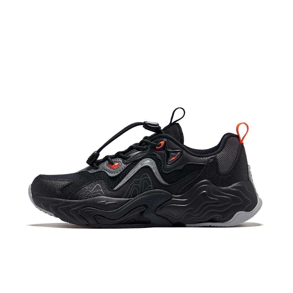 Hongxing Erke Kids Kunlun 3 Creek Trekking Drawstring Versatile Fashion Anti-Kick Lightweight Shock Absorption Low-Top Casual Shoes 65125302022-004