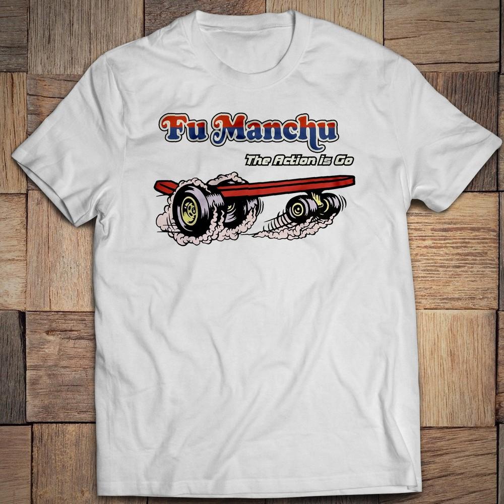 The Action Is Goby Fu Manchu T-Shirt Strolling Astronomer Scott Hill Brad Davis Unisex T-Shirt