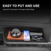 For Honda N-BOX JF5 JF6 Car Copilot Storage Box Tray Pad Silicone Organizer Interior Accessories Tidying Black