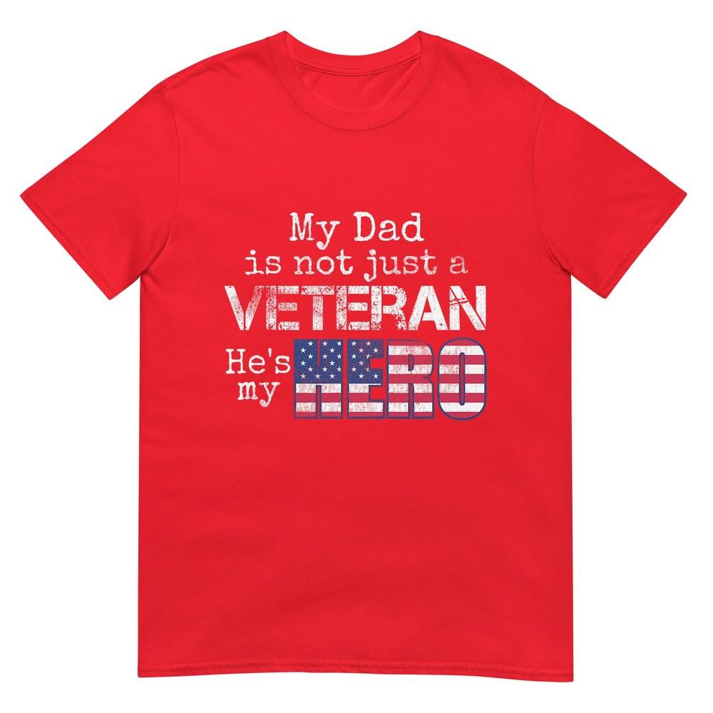 Military Family Veteran Support My Dad Us Veteran My Hero TShirt S