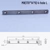 304 Stainless Steel Multi-hole Rectangular Nut for Aluminum Profiles, Square Double Hole, Available In Sizes M4, M5, M6