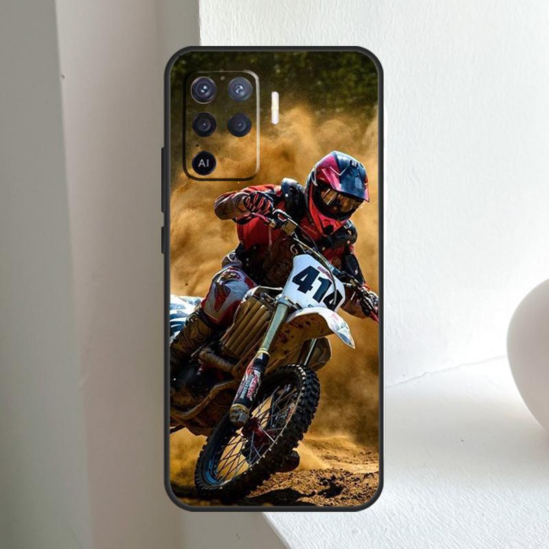 Moto Cross Motorcycle Sports For OPPO A78 A98 A18 A38 A58 A5 A6 Pro A15 A17 A57 A16 A76 A96 A54 A74 A94 A40 A60 A80 Case