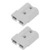 2 Sets Battery Quick Connector 12 10 8 6AWG Disconnect Wire Harness Plug with Terminal 50A 600V