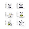 Resin Mini Pandas Miniature Pandas Figurine,Fairys Garden Accessories Garden,Micros Landscape,Plant Pot,Bonsais Craft