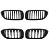 For BMW 5 Series G30 G38 525I 530I 540I 550I 2018-2020 Grilles Gloss Black Grille Car Front Bumper Kidney Grills Racing Grill