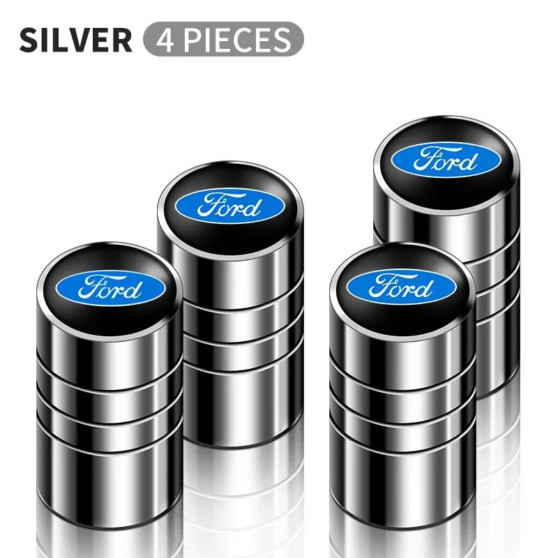 

Car Sticker Ford 4pcs Car Wheel Air Valve Stem Cover Caps For Ford Focus Fiesta Ranger Mondeo Escort Falcon Flex S-MAX Kuga Must