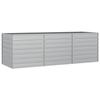VidaXL Raised Garden Bed Planter Flower Box Plant Pot Planting Bed Balcony Patio 240x80x77 Cm Steel 316886