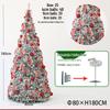 Automatic Folding Telescopic Christmas Tree with Lights for Home, Commercial, and Supermarket Decorations
