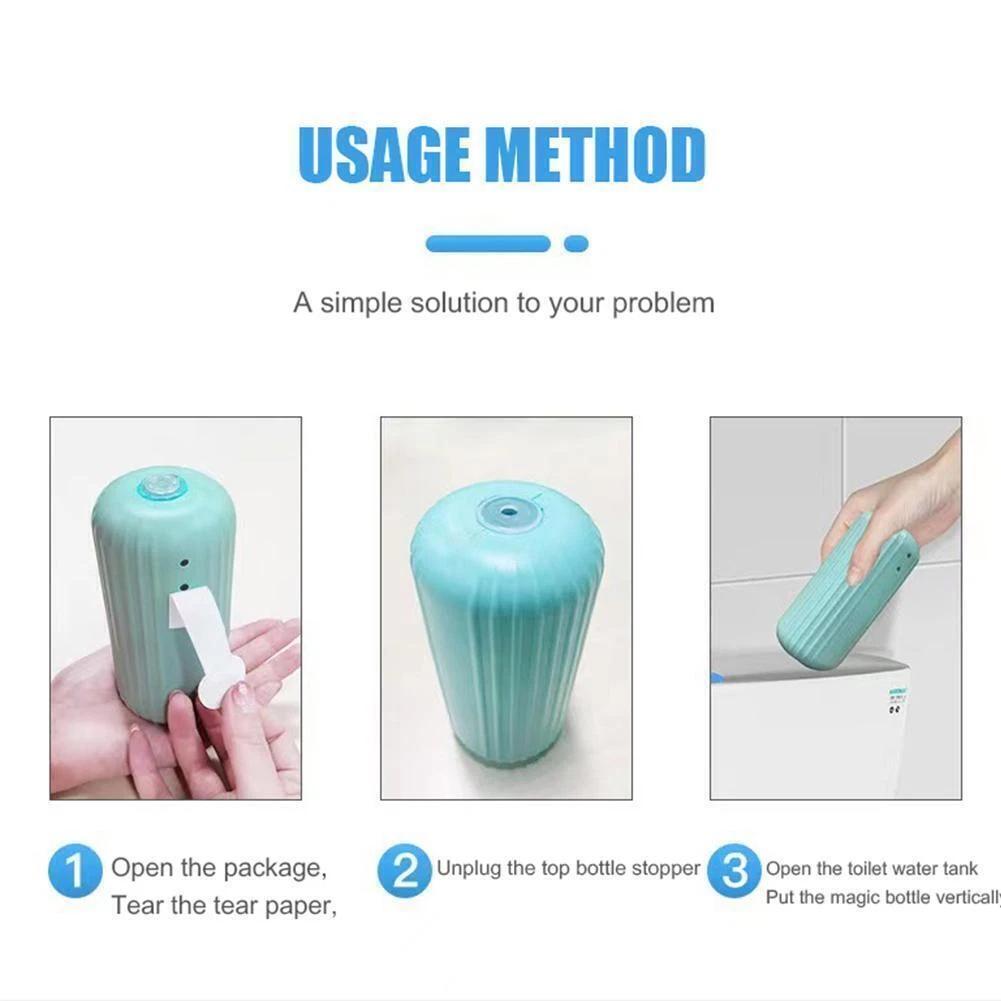 Schiuma Deodorante e Pulente per WC Pulitori Automatici Scatola Pulente per Deodorante e Anticalcare, Resistente a Lunga Durata