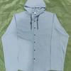 Spring and Summer Long Sleeve Men's Casual Shirt European Style Hooded Top Button Loose Shirt
