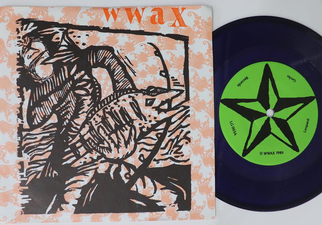 7inch Record WWAX  Pumpkin LG003 LEOPARD GECKO 1989 US Rock Used