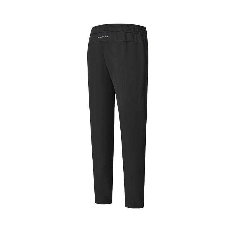 FILA Fitness Simple Comfortable Versatile Woven Straight Leg Casual Pants Women bottoms Deep-Black A11W511801FBK