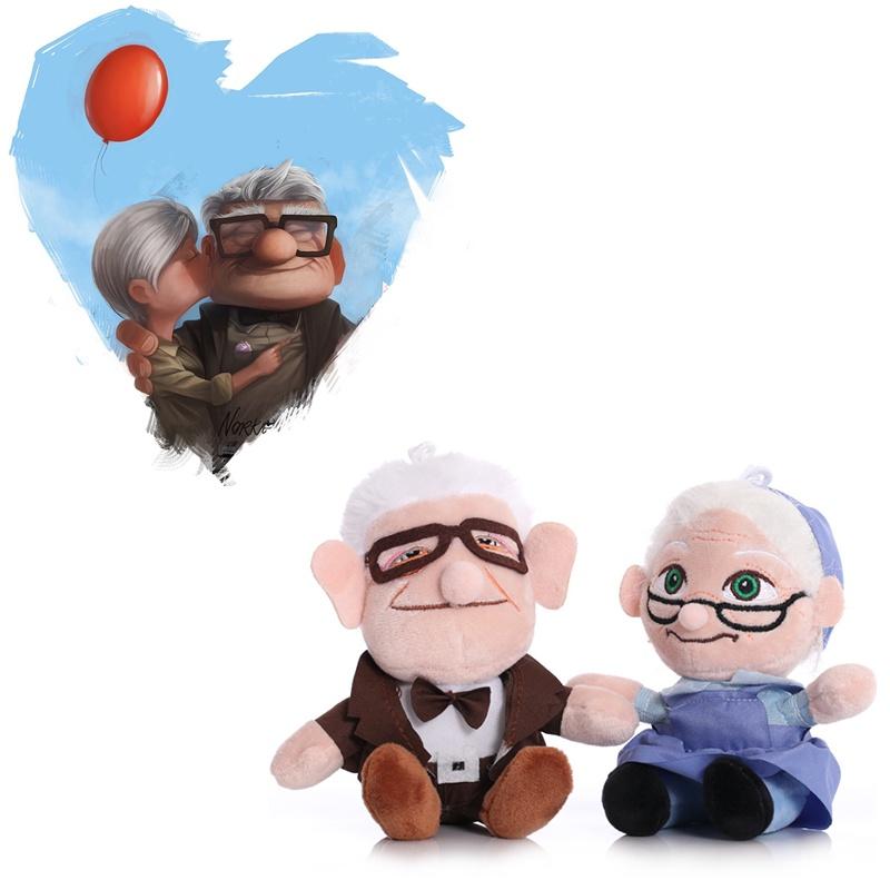 Premium Short Plush Carl Fredricksen Toy For Kids And Adults