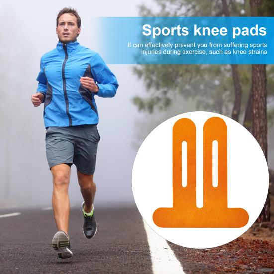 10 Pcs Precut Kinesiology Tape for Knee Pain Relief Waterproof Elastic Athletic Tape for Knee Support Stability